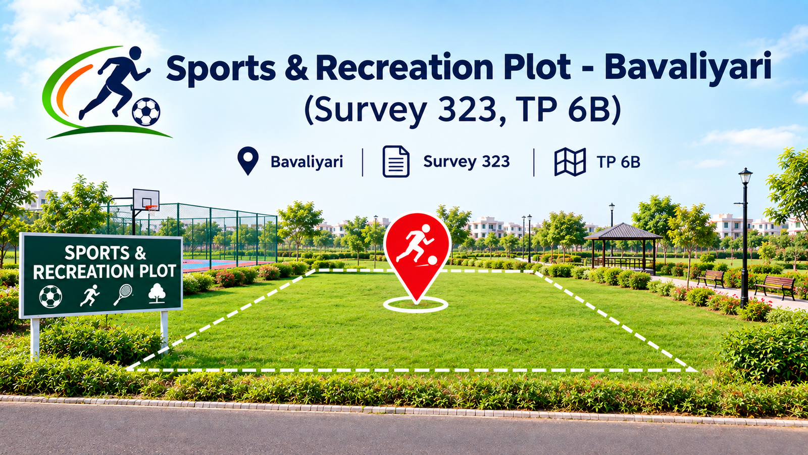 Sports & Recreation Plot - Bavaliyari (Survey 323, TP 6B)